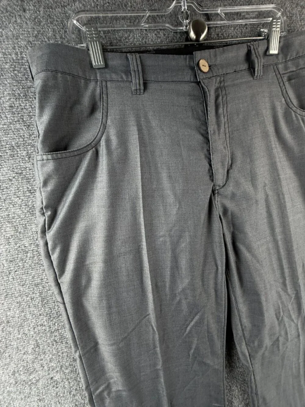 Travis Matthew Golf Pants Polyester Rayon Blend Gray Outdoors Men ACTL 36X29
